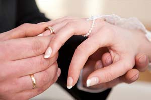結婚指輪の交換